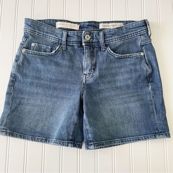 Pilcro and the Letterpress Slim Boyfriend Denim Shorts - Size 26